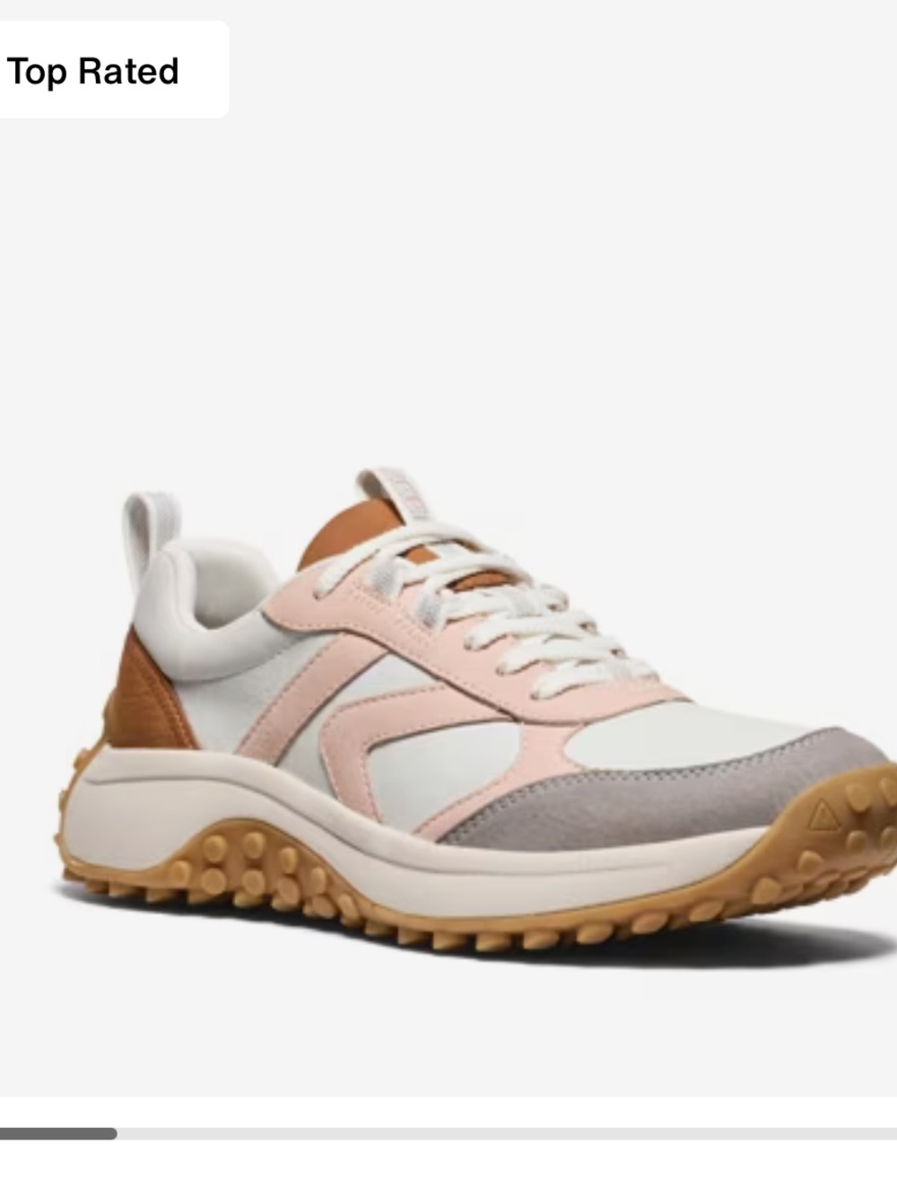 Keen KS86 Sneaker Women's Pink, White & Tan | 9